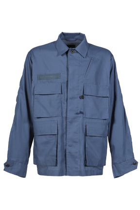 TECH MULTI FISHING POCKET MIL BDU SHIRT L/S / SMOKE BLU