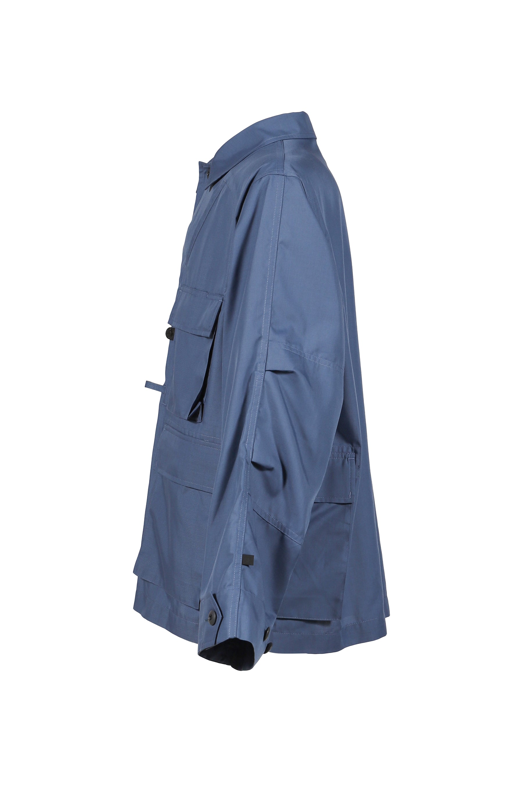 TECH MULTI FISHING POCKET MIL BDU SHIRT L/S / SMOKE BLU