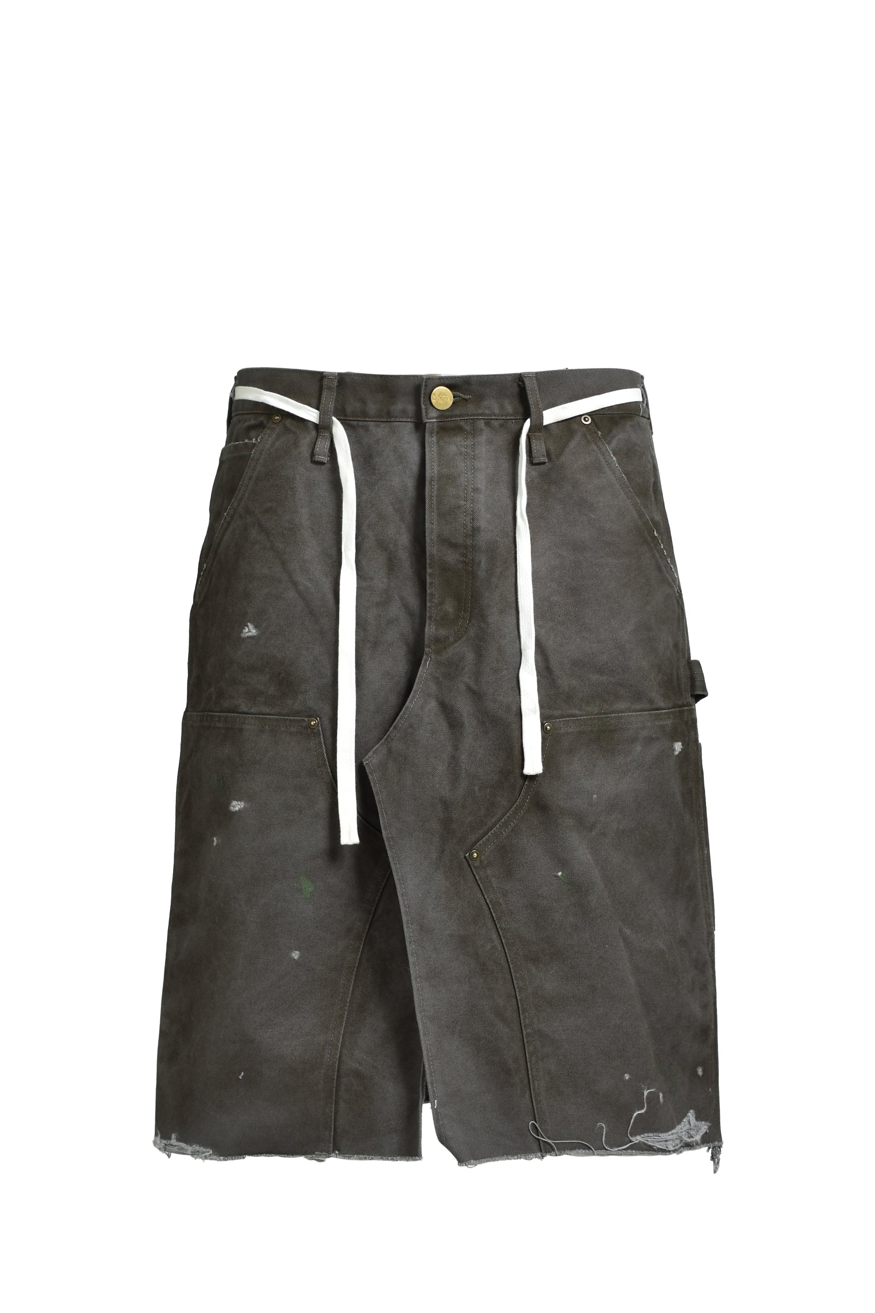 BORO DUCK RAP SKIRT / GRAY
