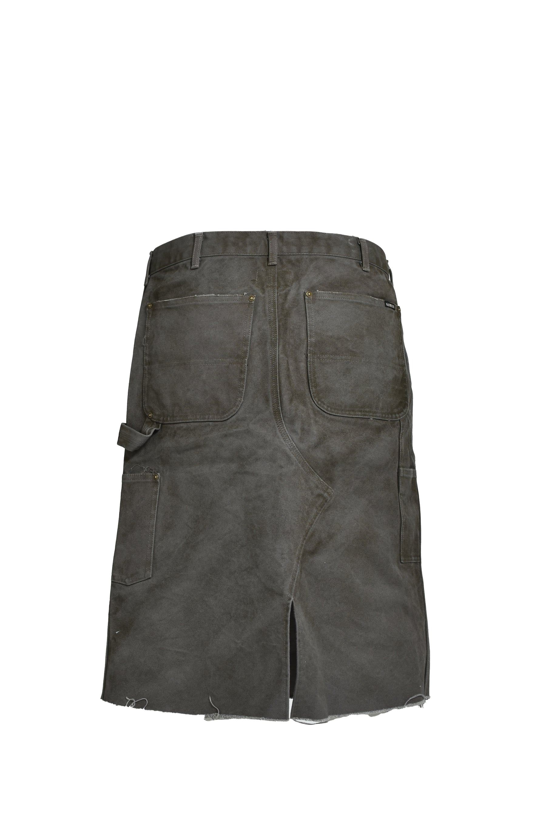 BORO DUCK RAP SKIRT / GRAY