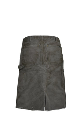 BORO DUCK RAP SKIRT / GRAY