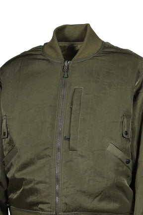 TECH REVERSIBLE MA-1 DOWN JACKET / D.OLV&L.OLV
