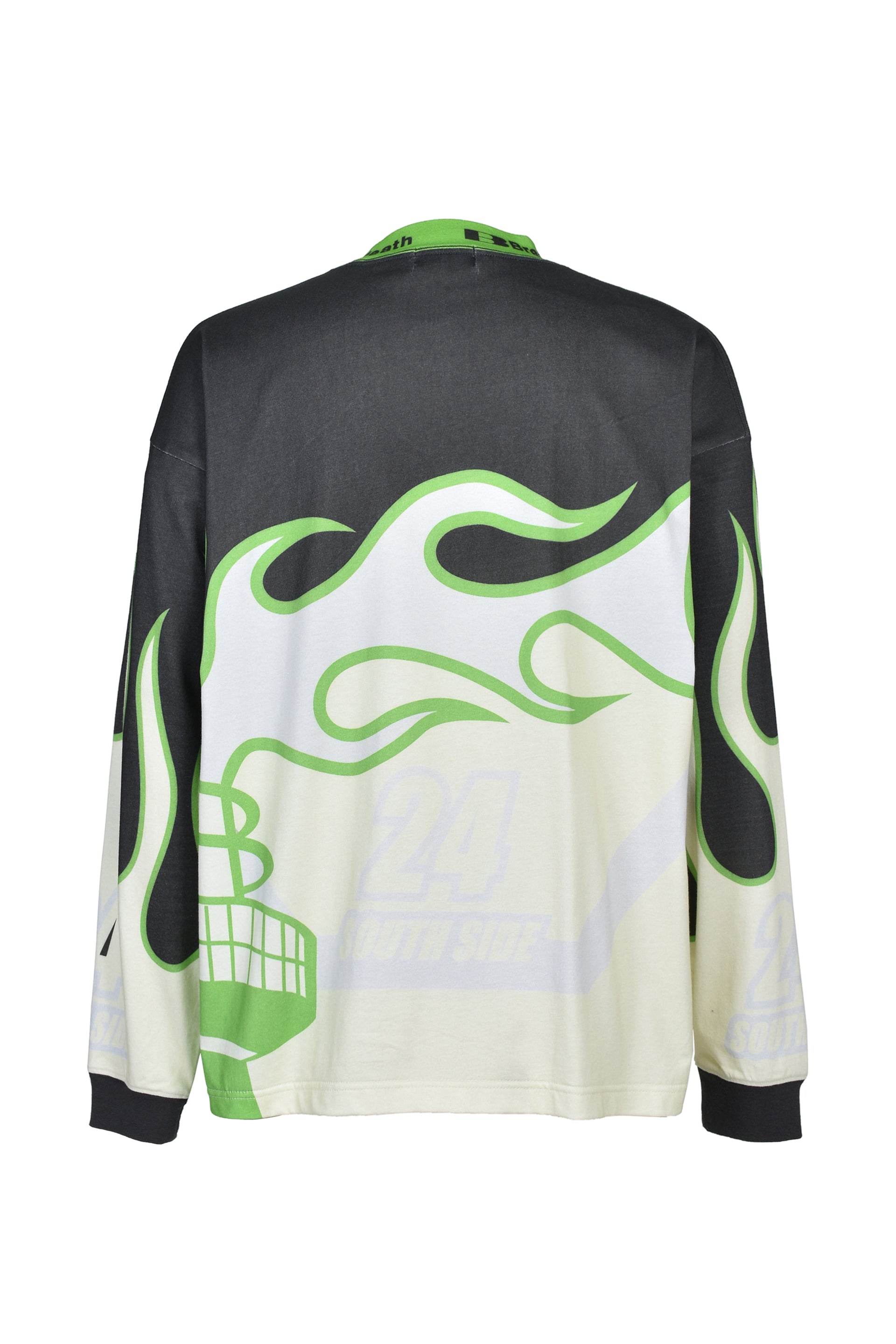 RACING LS TEE / BLK×GRN