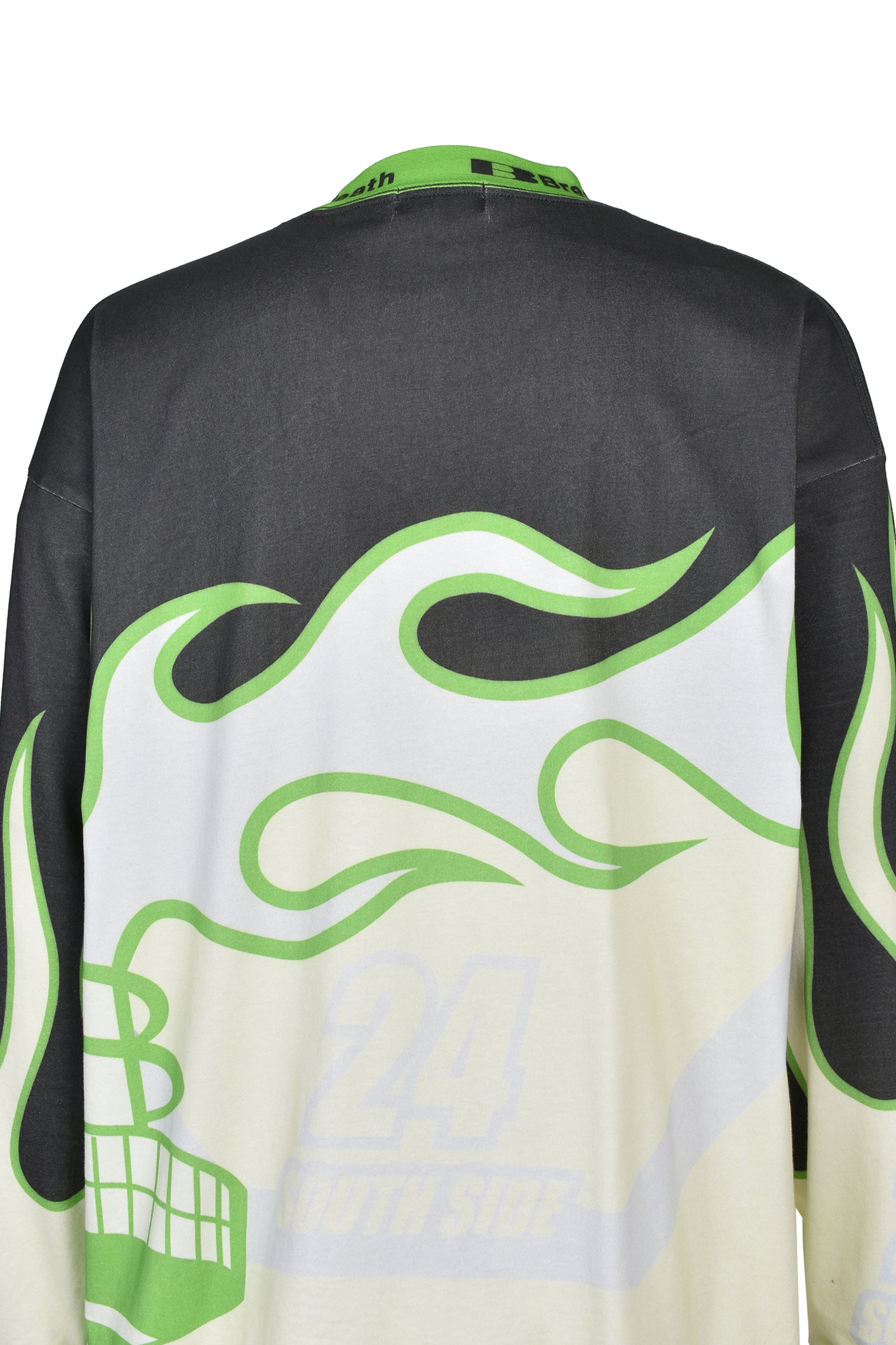 RACING LS TEE / BLK×GRN