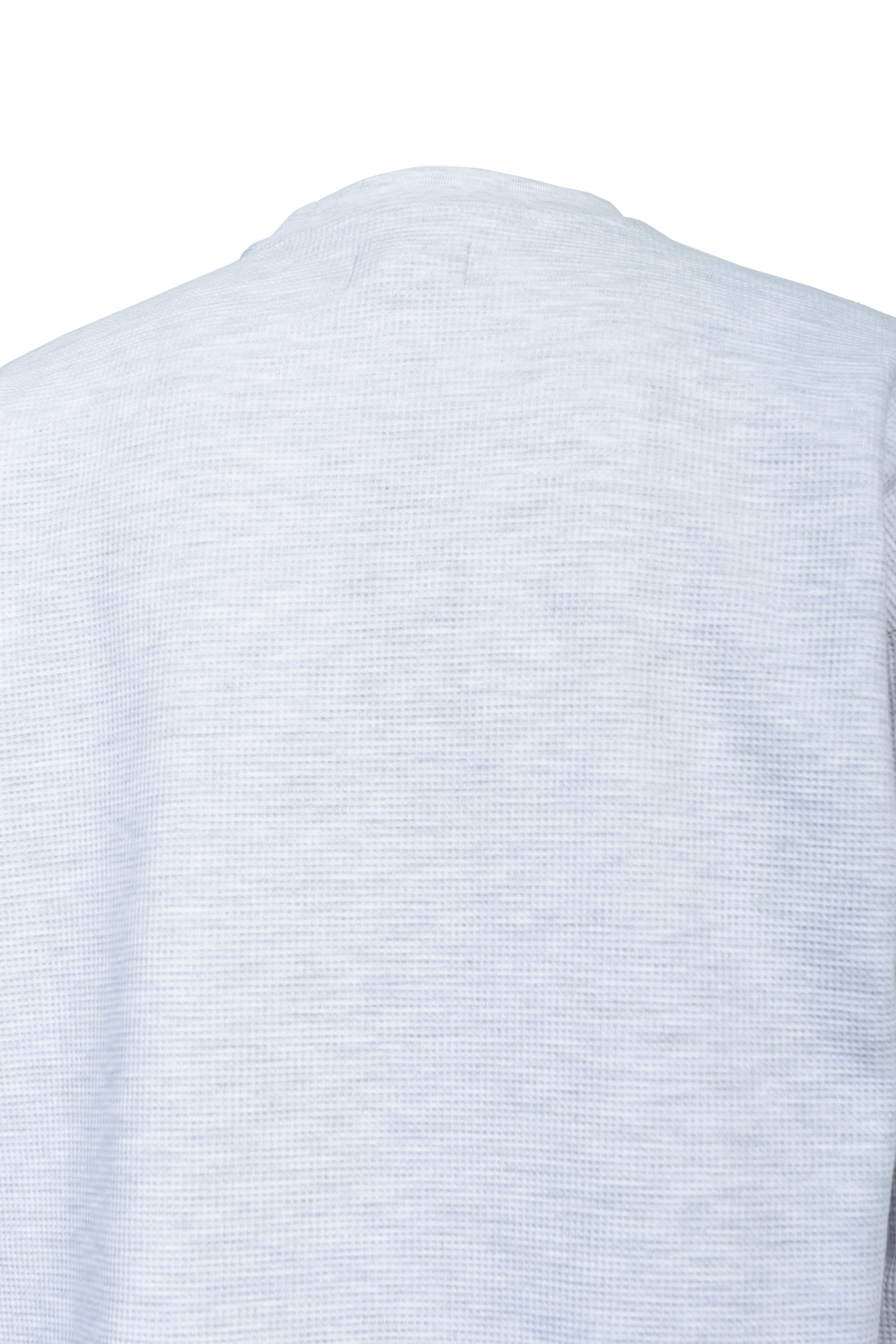 NEW RICH WAFFLE LS TEE TYPE-2 / GRY