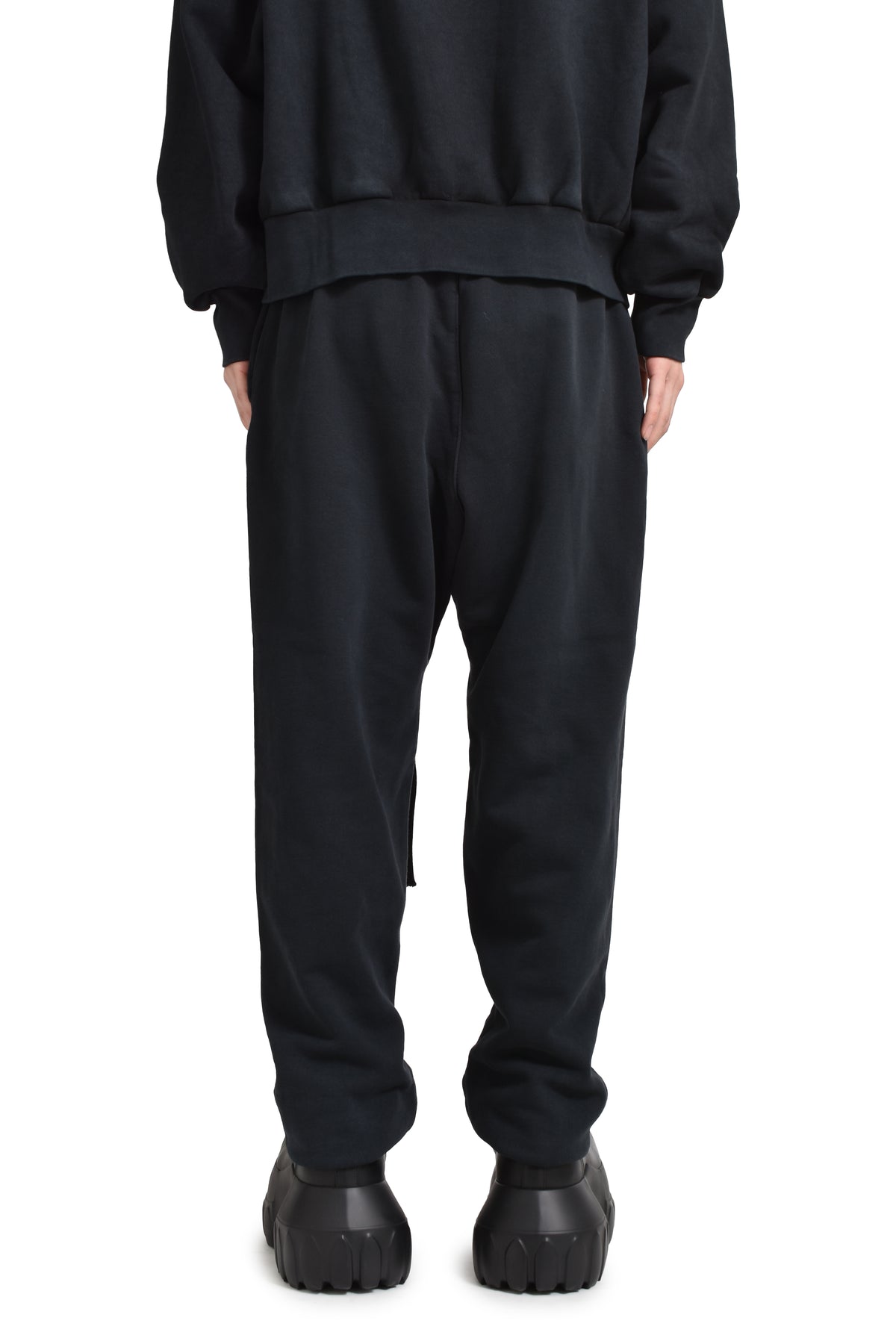 HEAVY FLEECE ESSENTIAL SWEATPANT / BLK