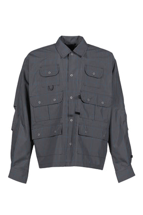 TECH MULTI FISHING POCKET SHIRT L/S / BLK