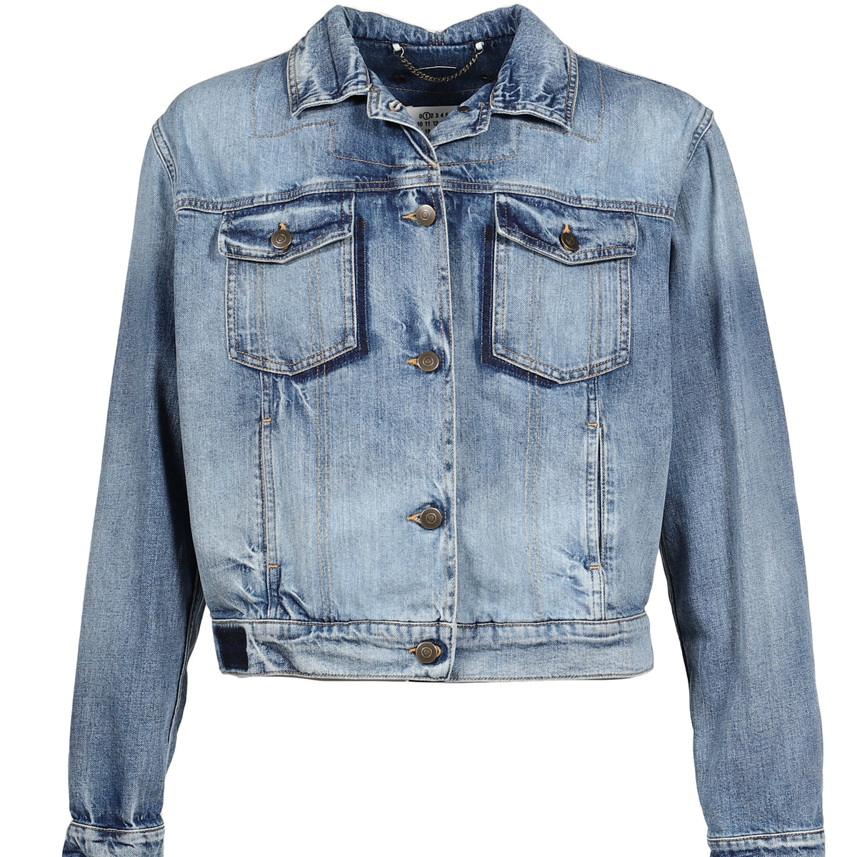 Maison Margiela メゾンマルジェラ FW26 FOLDABLE COLLAR DENIM JACKET