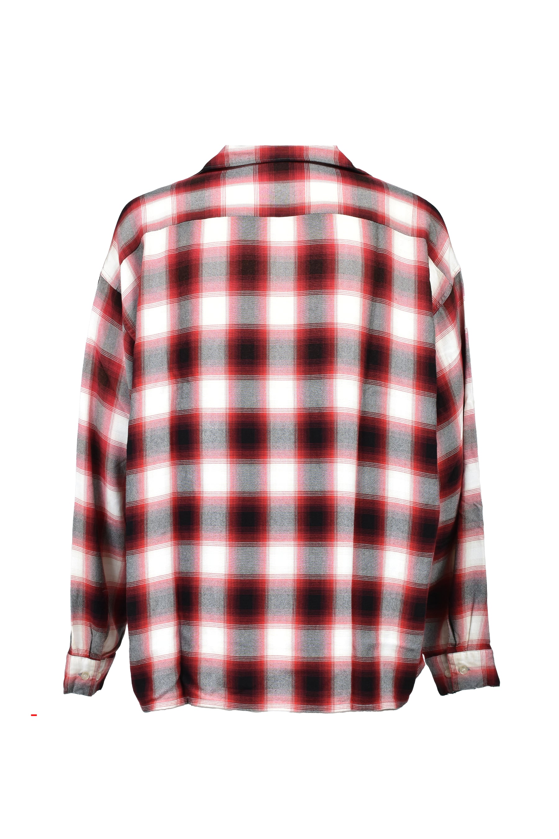 RAYON SHIRT/CHECK / RED