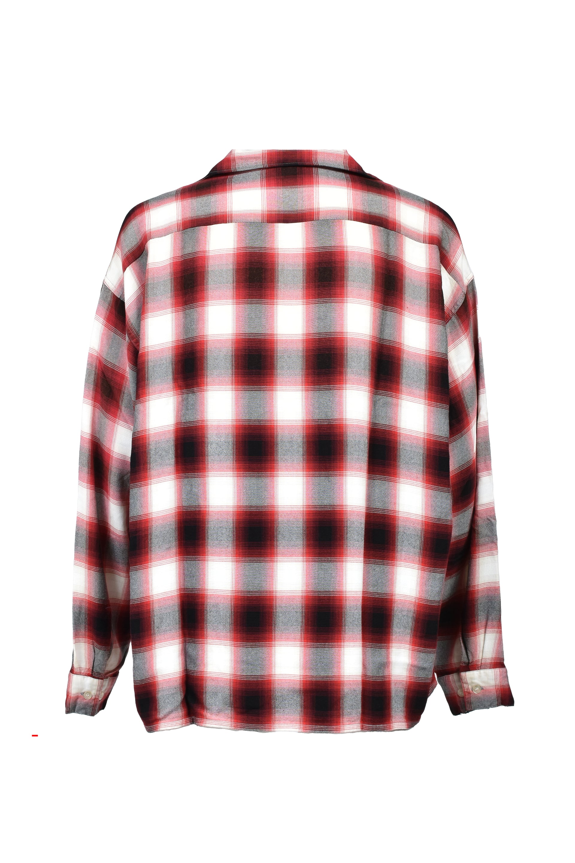 RAYON SHIRT/CHECK / RED