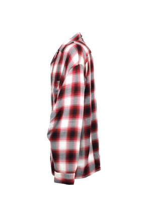 RAYON SHIRT/CHECK / RED