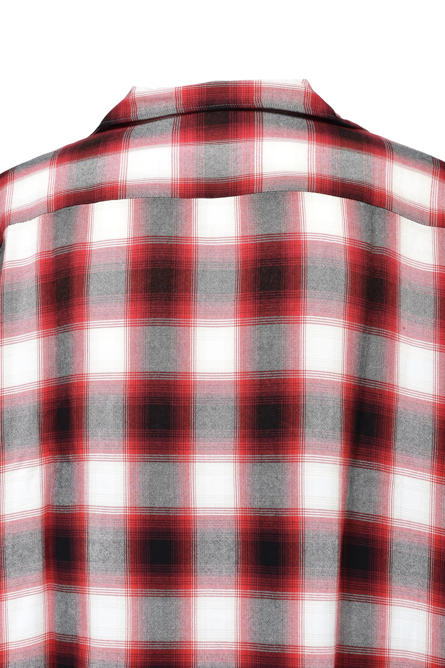 RAYON SHIRT/CHECK / RED