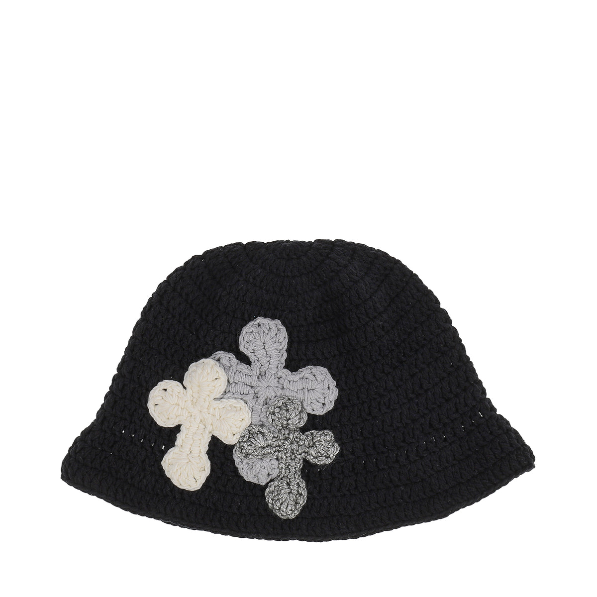 y.a.r.n ハット Y.A.R.N. ヤーン FW26 3CROSS KNITHAT / BLK - NUBIAN ヌビアン
