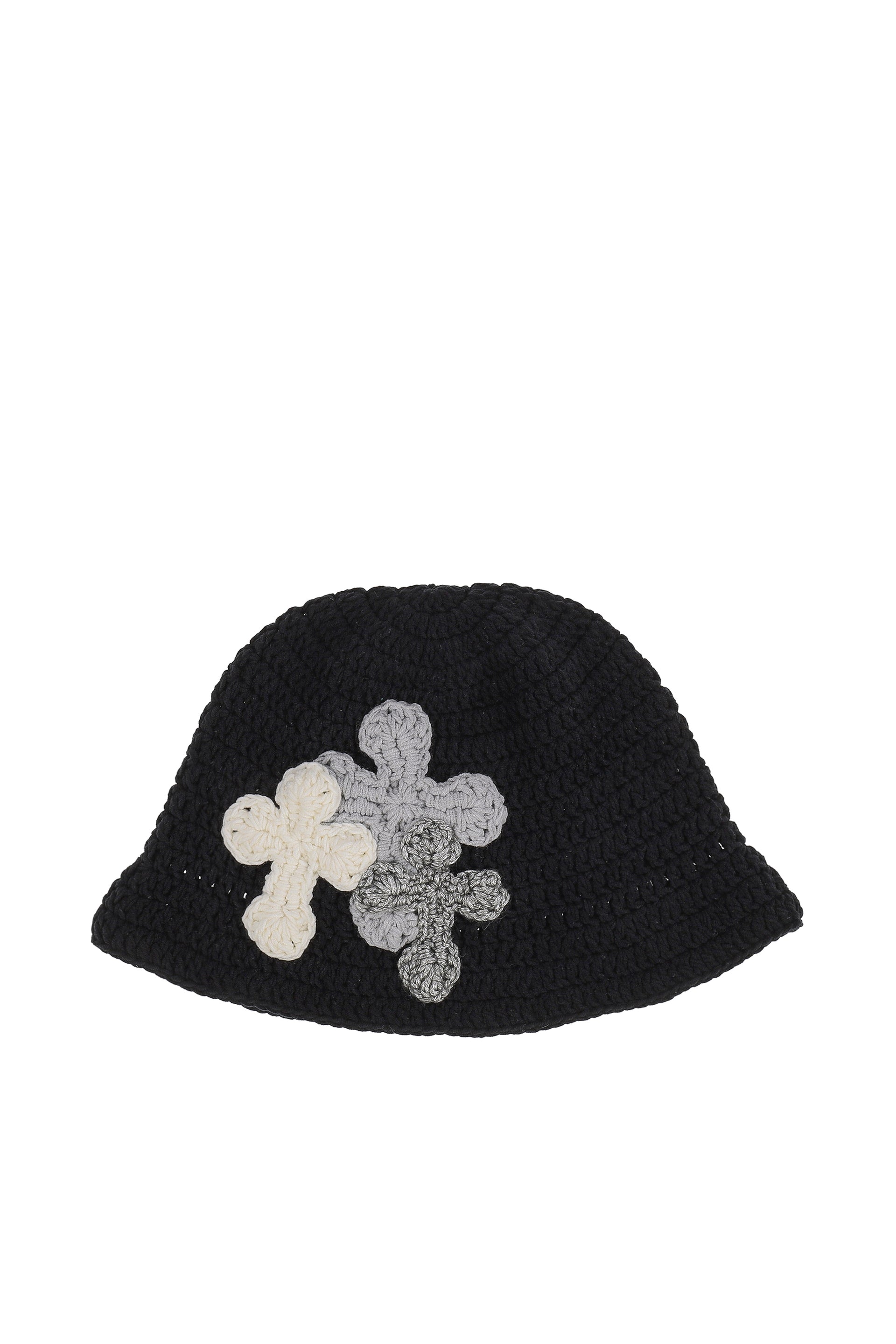 3CROSS KNITHAT / BLK