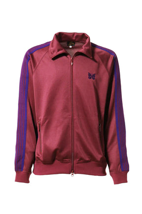 Needles / Track Jacket Poly Smooth wine-