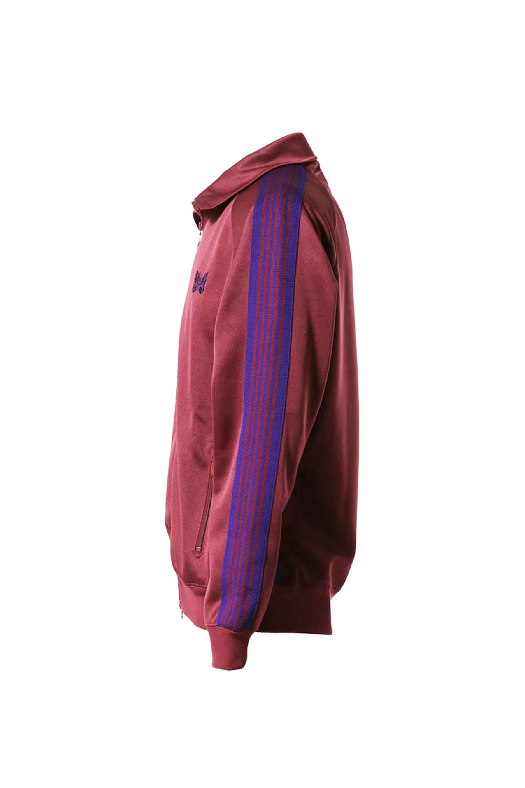 TRACK JACKET - POLY SMOOTH / WINE