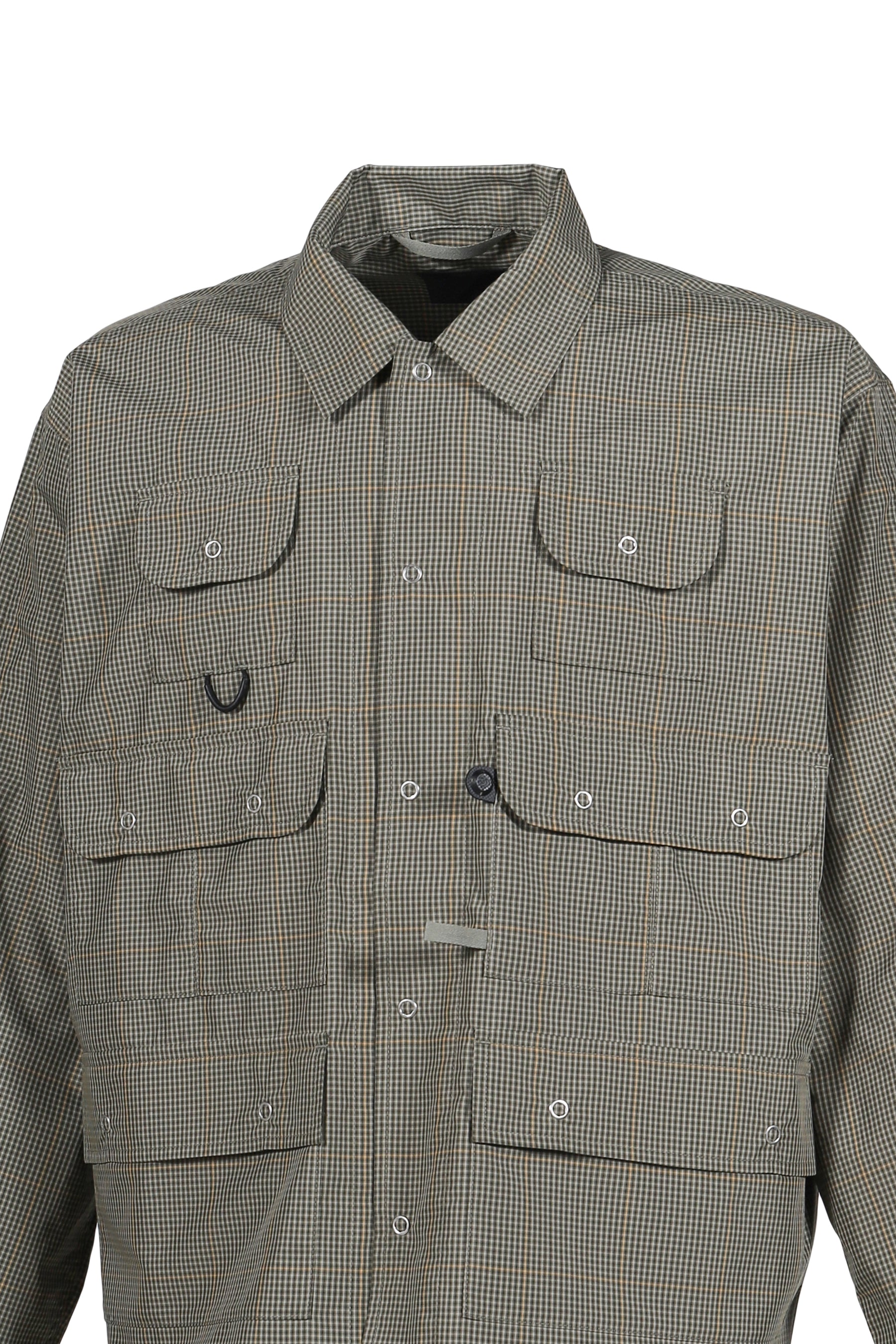TECH MULTI FISHING POCKET SHIRT L/S / SAGE GRY