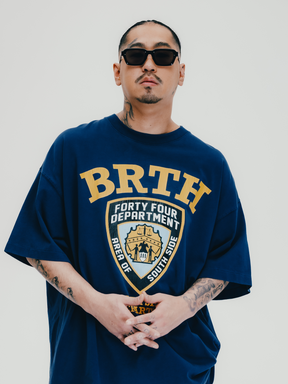 BREATH B.R.T.H LOGO TEE / NAV