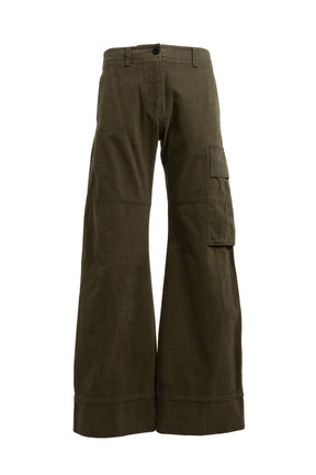 WE11DONE ウェルダン FW23 WASHED CARGO PANTS / KHA -NUBIAN