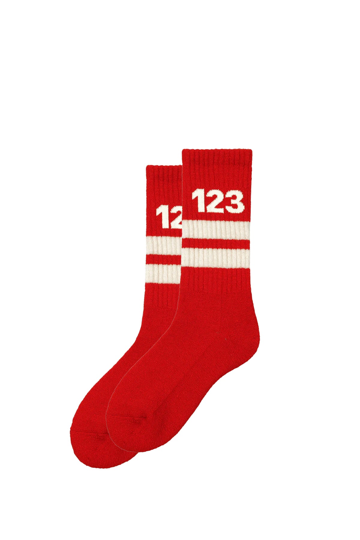 123 SOCKS / WHT