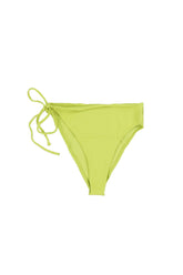 KNIT WRAP BIKINI BOTTOM / LIME