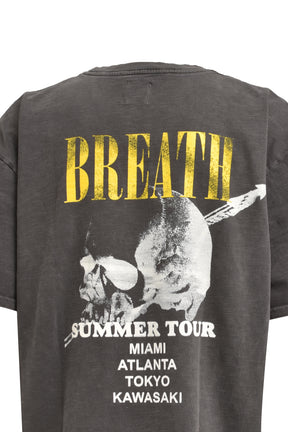 ALCHEMIST × BREATH SKULL TOUR T-SHIRT / BLK