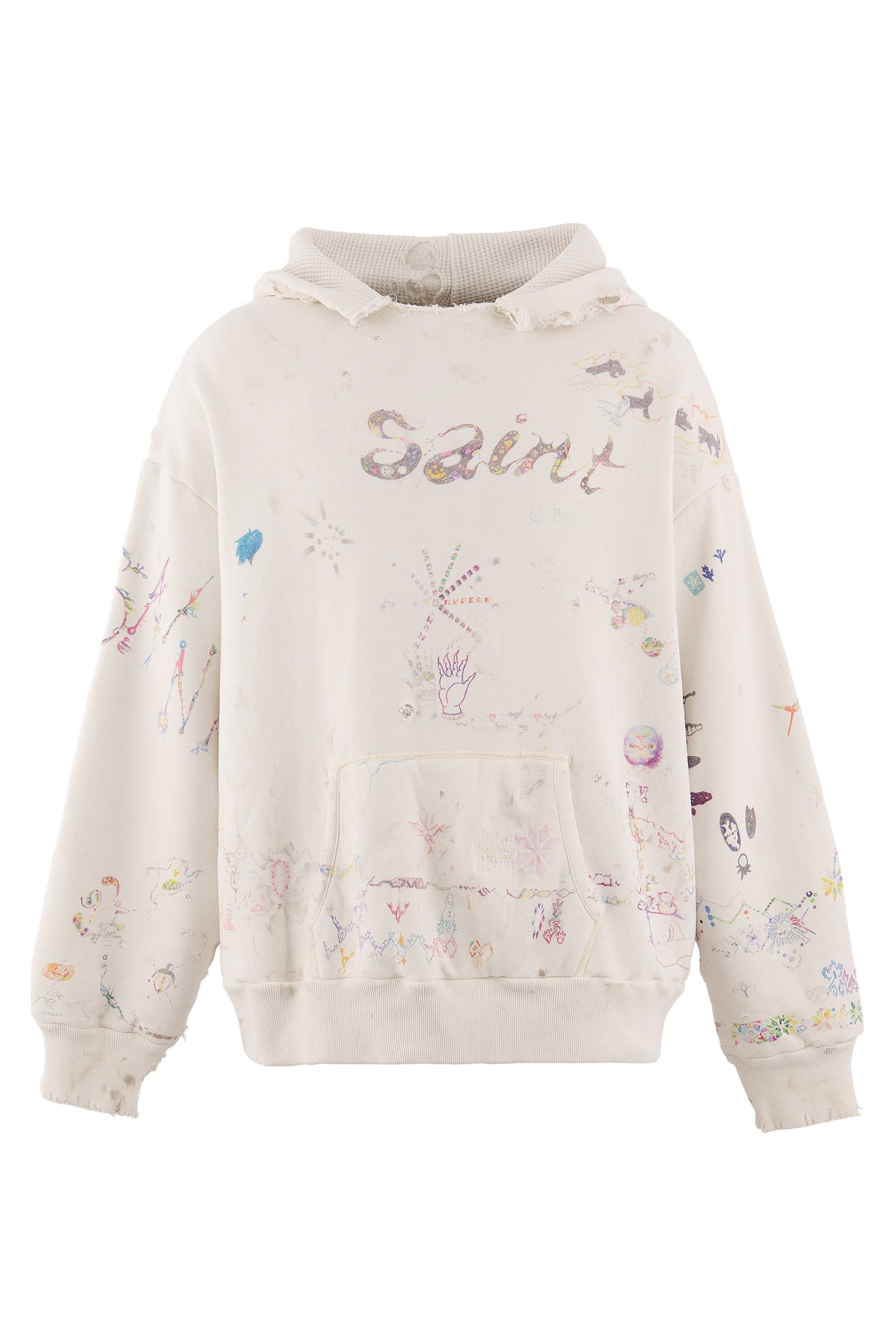 COCO_DOUBLE FACE HOODIE / WHT