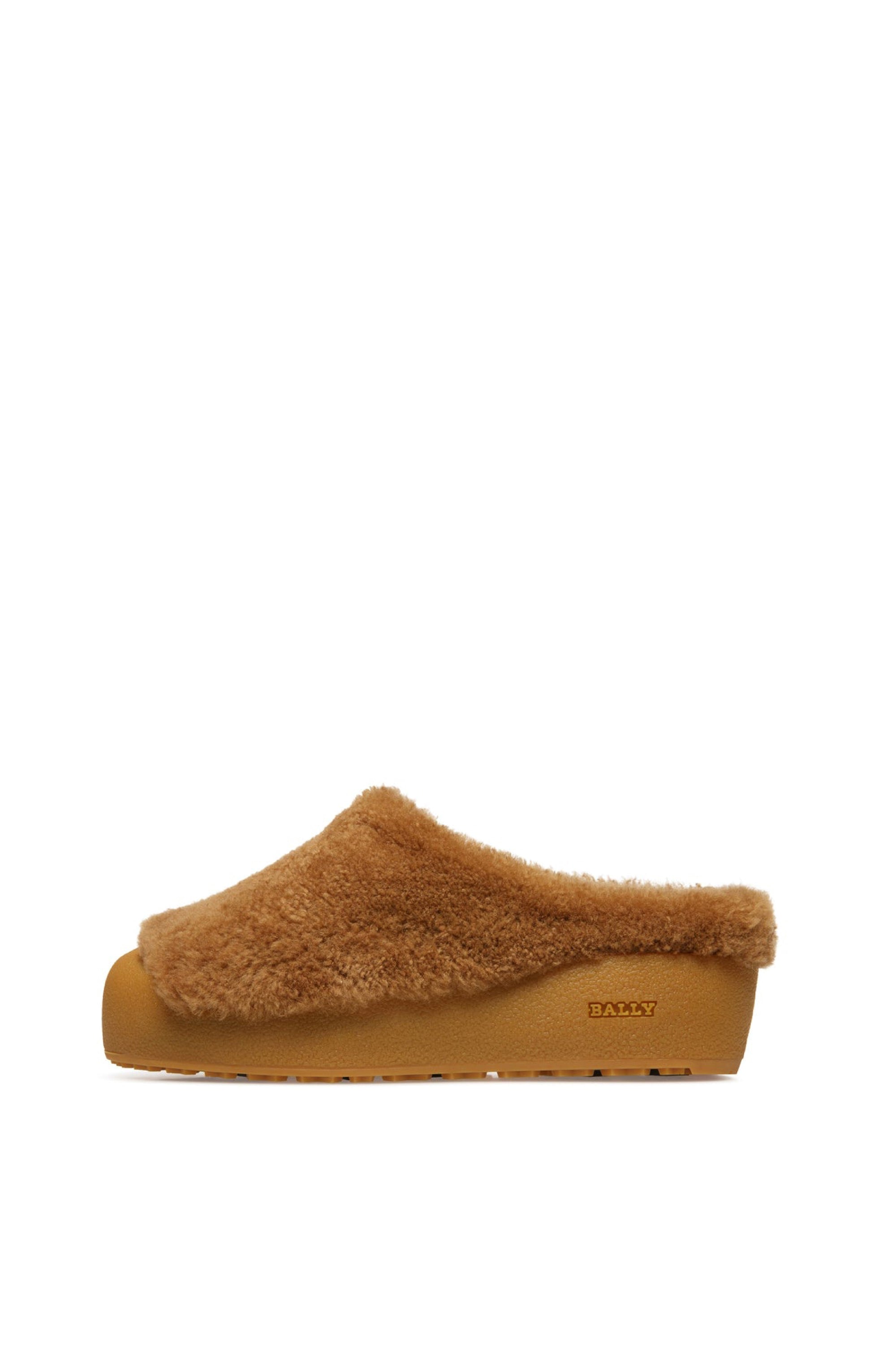 BALLY FW22 SHEARLING LOAFER / CAMEL - NUBIAN