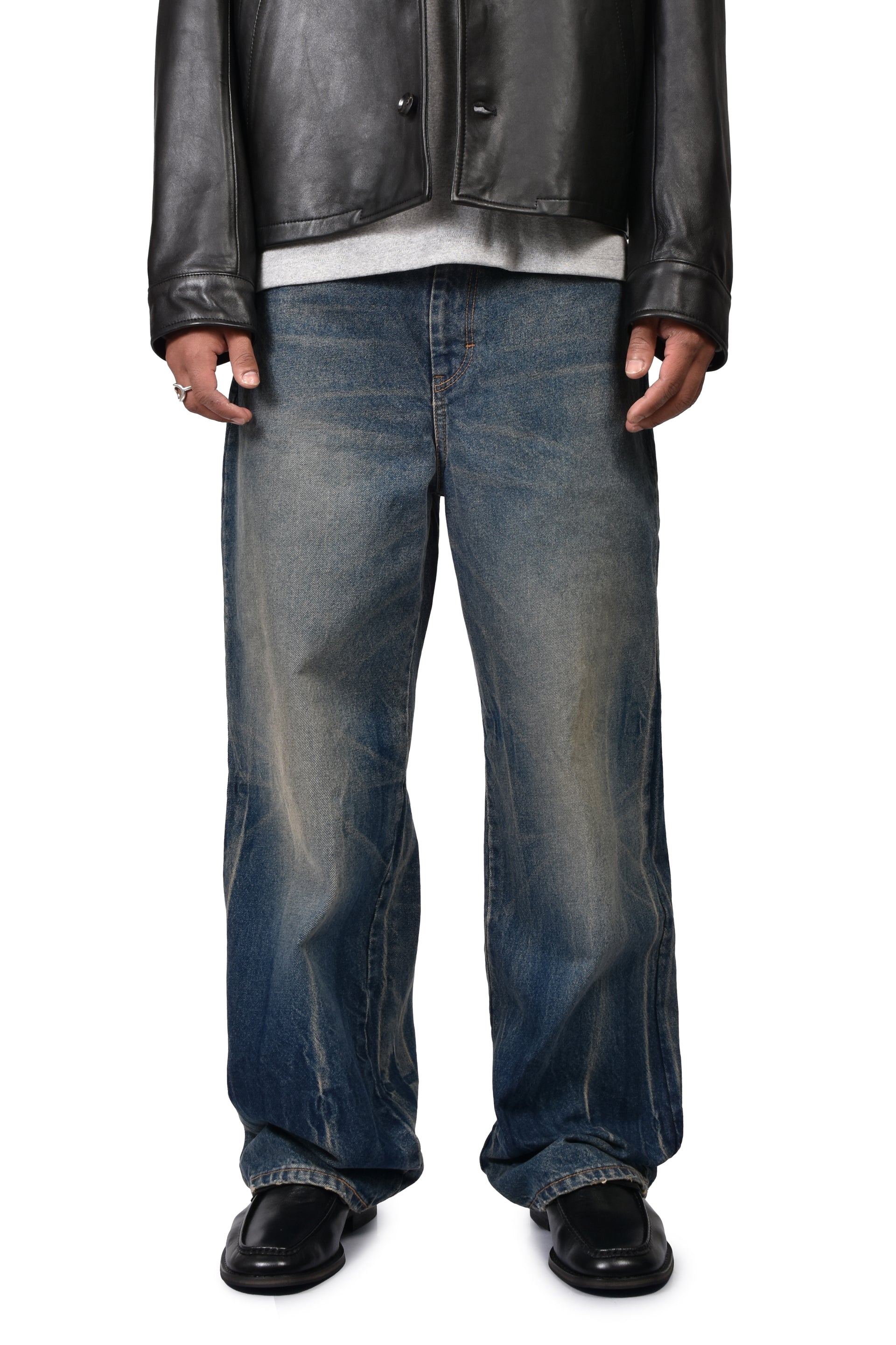 DADDY CUT JEANS / BLU