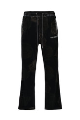 ROSE VELVET TRACK PANTS (20TH EXCLUSIVE) / BLK