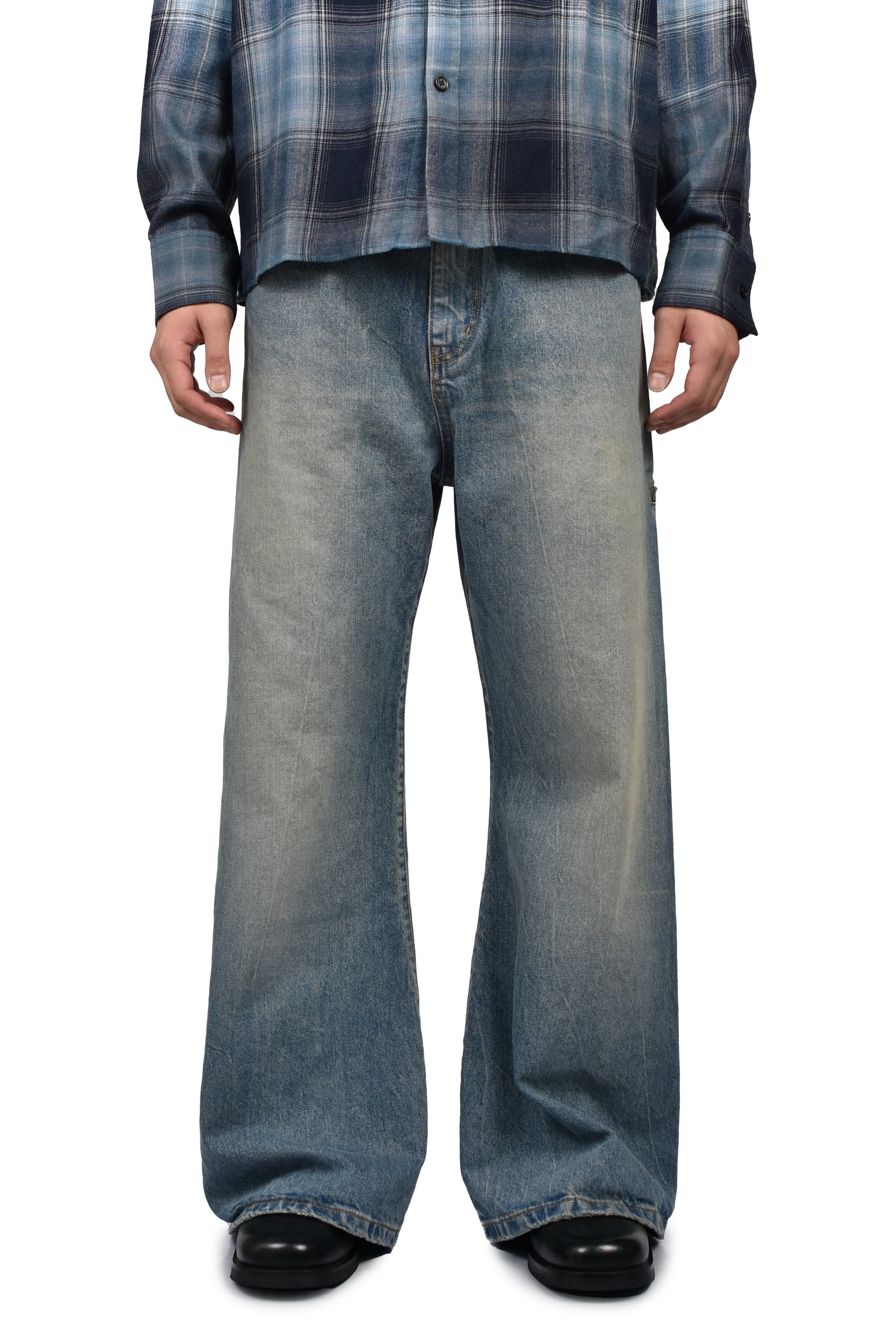 SAUNTER CUT JEANS / BLU