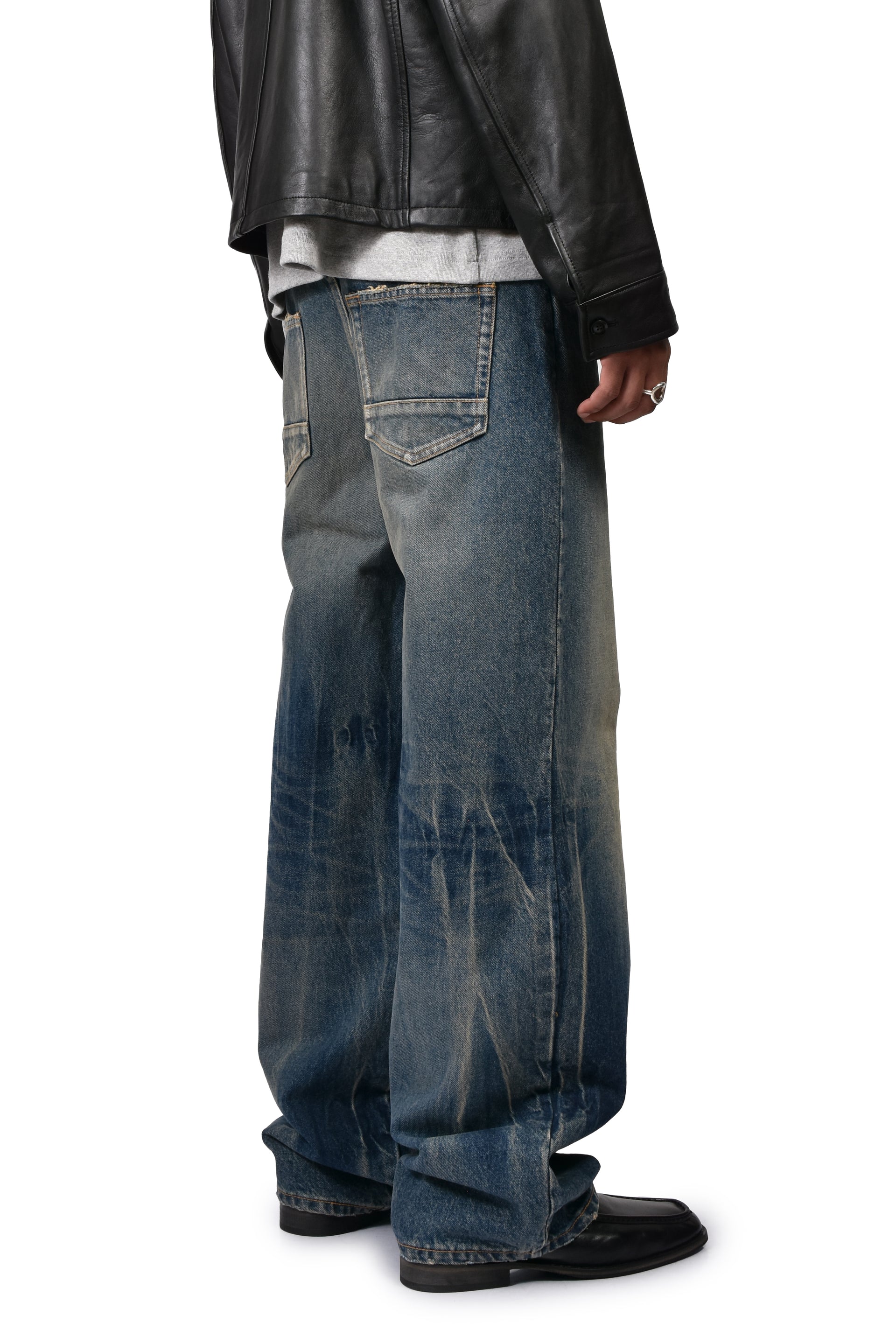 DADDY CUT JEANS / BLU
