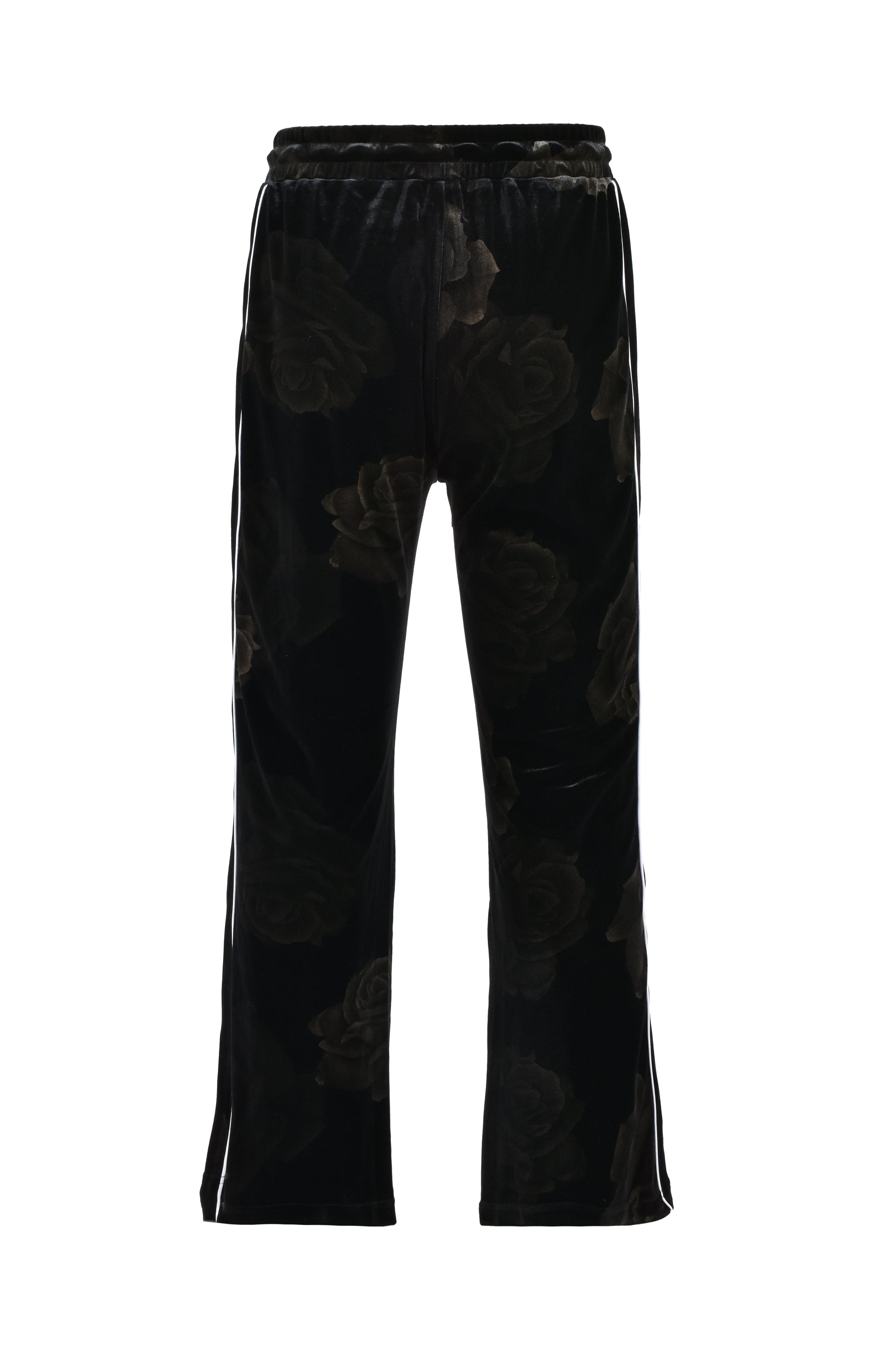 ROSE VELVET TRACK PANTS (20TH EXCLUSIVE) / BLK