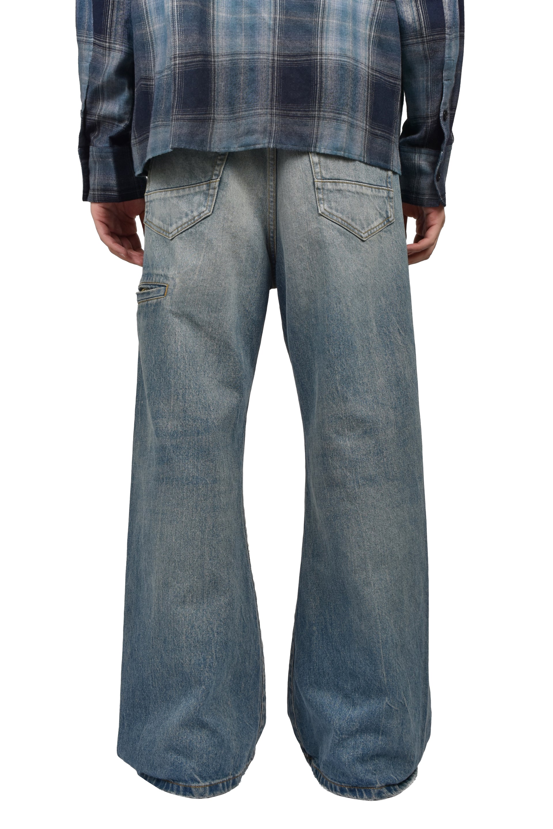 SAUNTER CUT JEANS / BLU