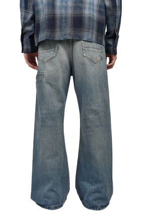 SAUNTER CUT JEANS / BLU