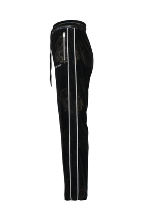 ROSE VELVET TRACK PANTS (20TH EXCLUSIVE) / BLK