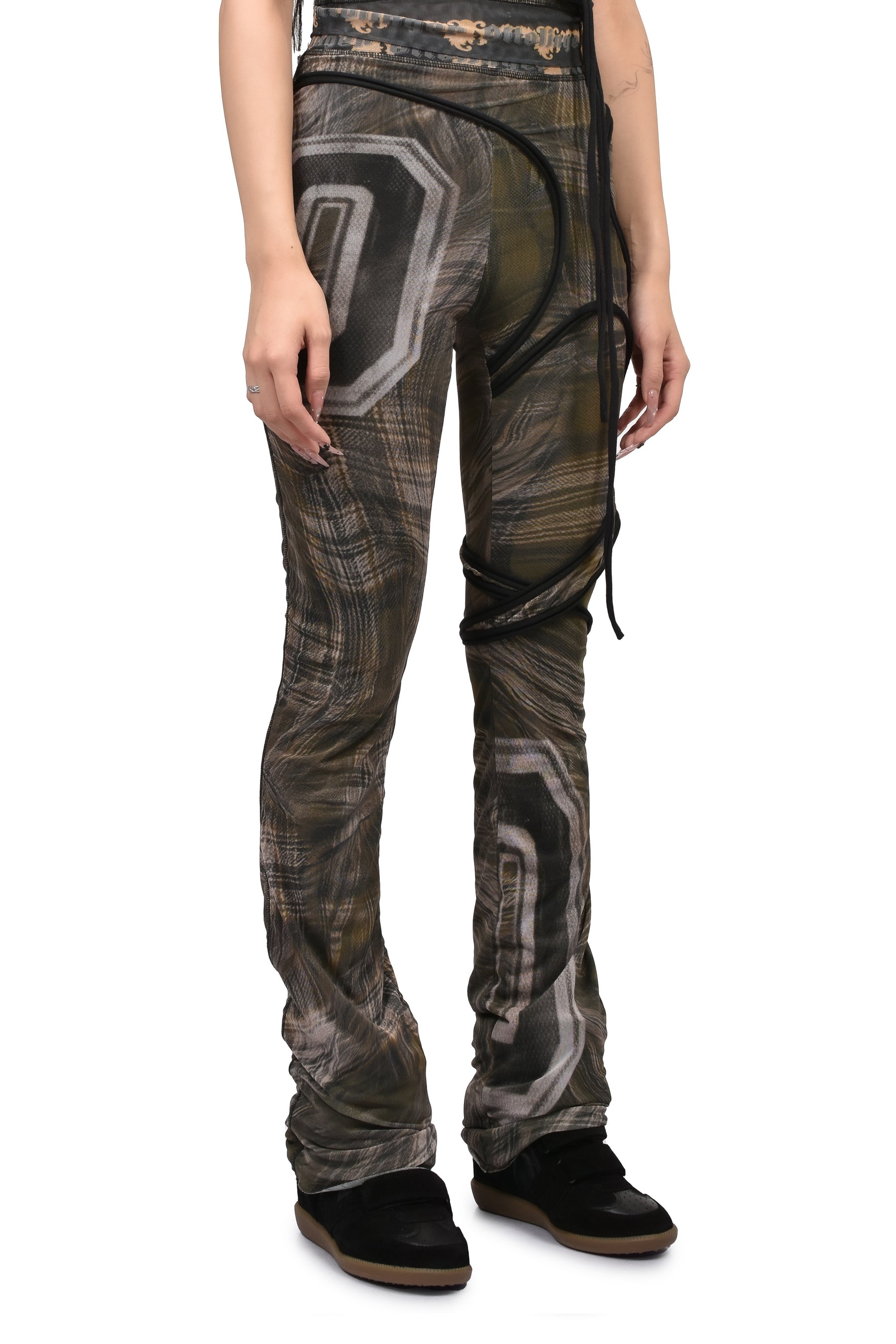 EXCLUSIVE SHIBARI MESH PANTS / PRIBLK