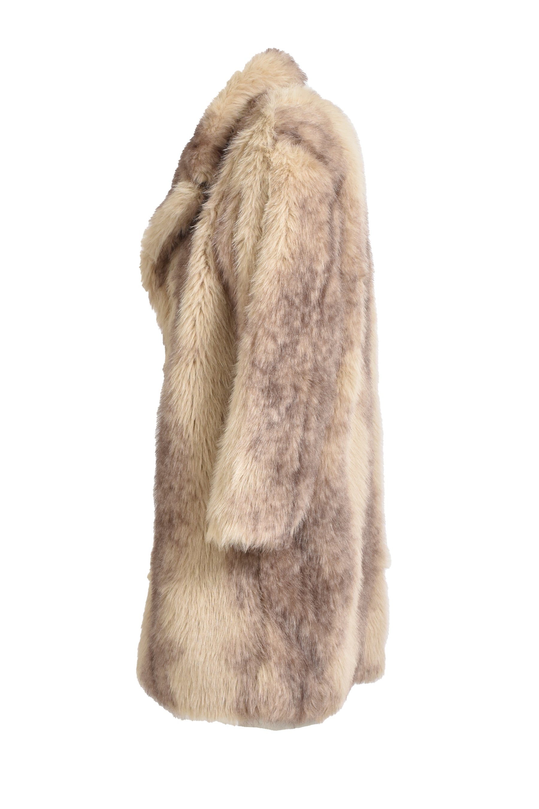 FAUX FUR COAT / BEI