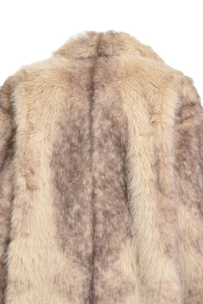 FAUX FUR COAT / BEI