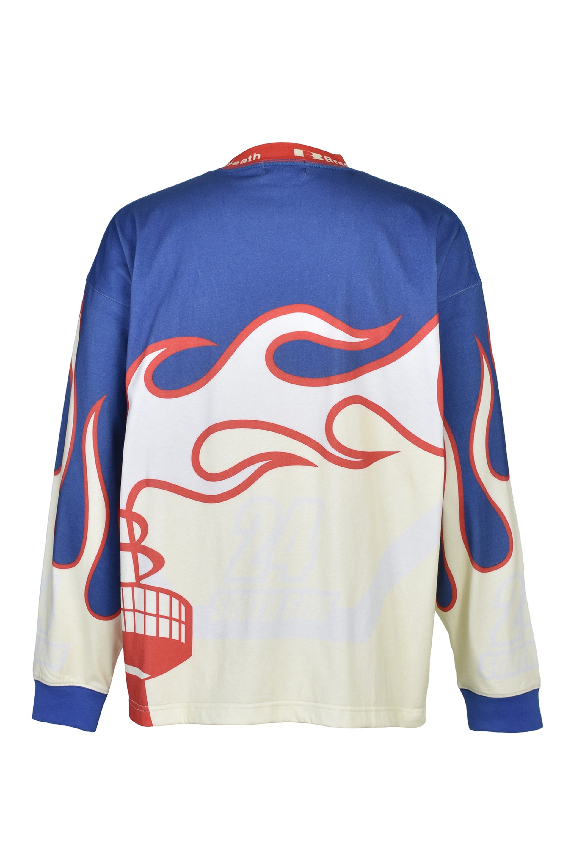 RACING LS TEE / NVY×RED