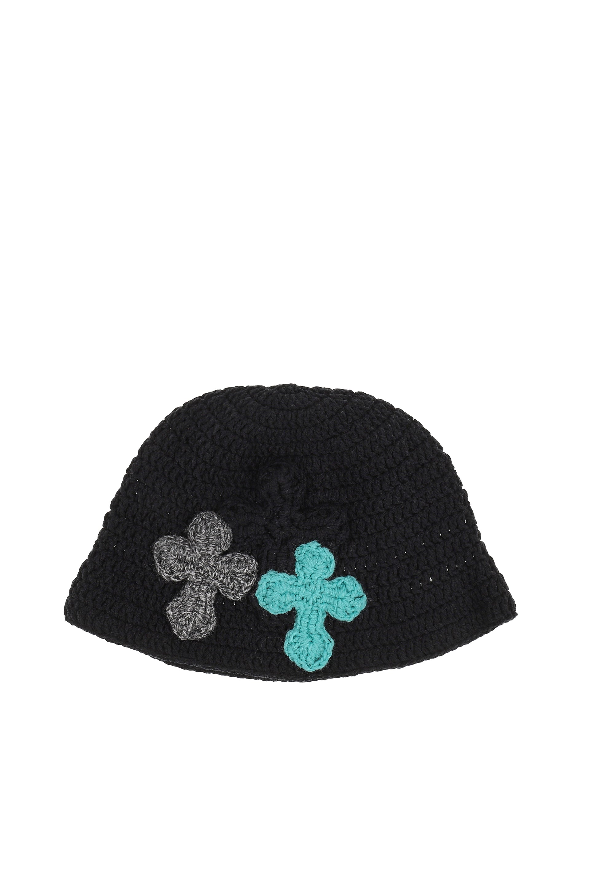 3CROSS KNITHAT / BLK