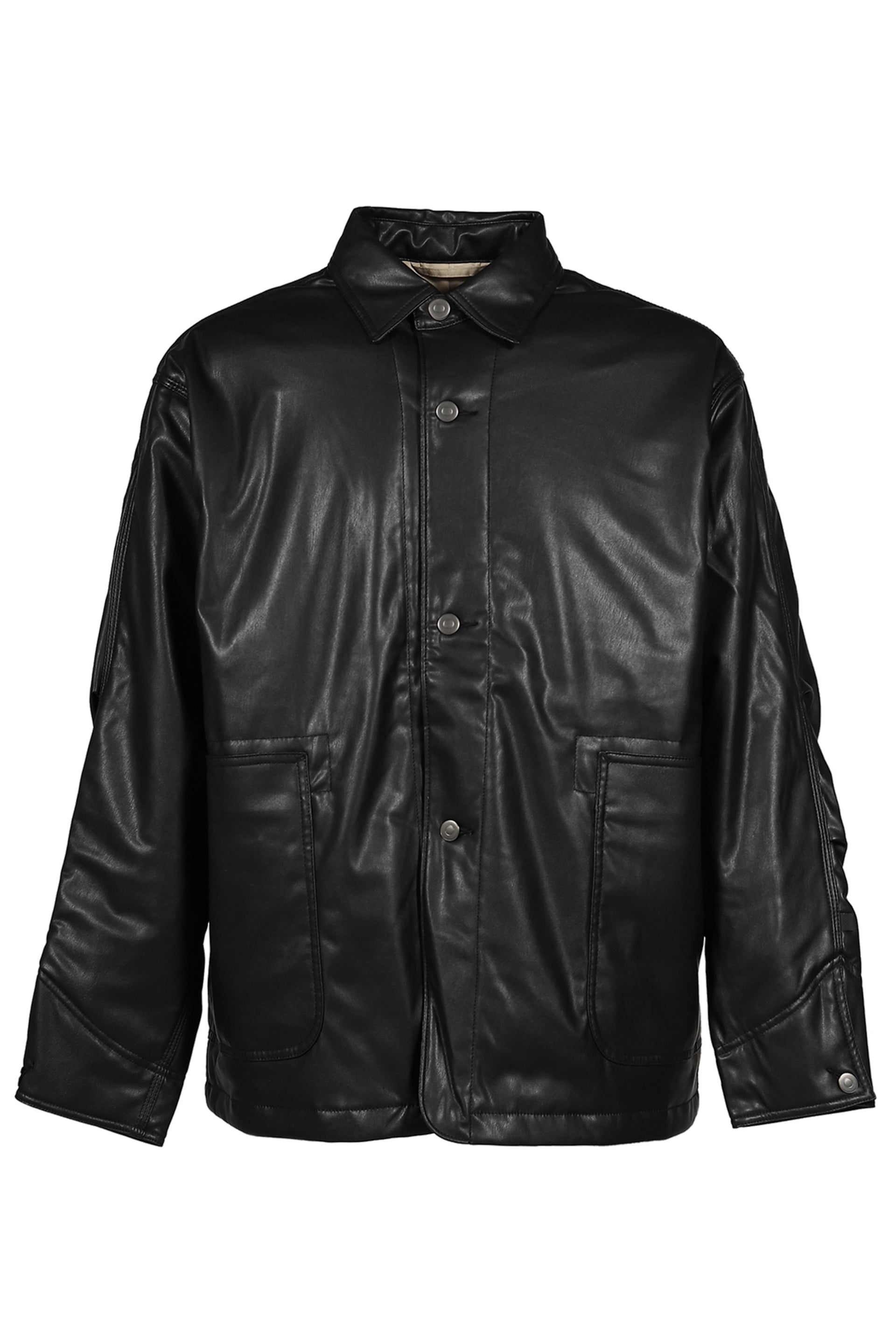 TECH SYNTHETIC SKIN CHORE JACKET / BLK