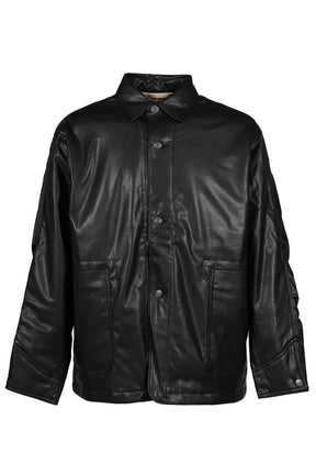 TECH SYNTHETIC SKIN CHORE JACKET / BLK
