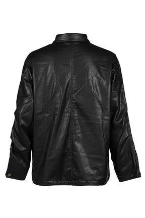 TECH SYNTHETIC SKIN CHORE JACKET / BLK