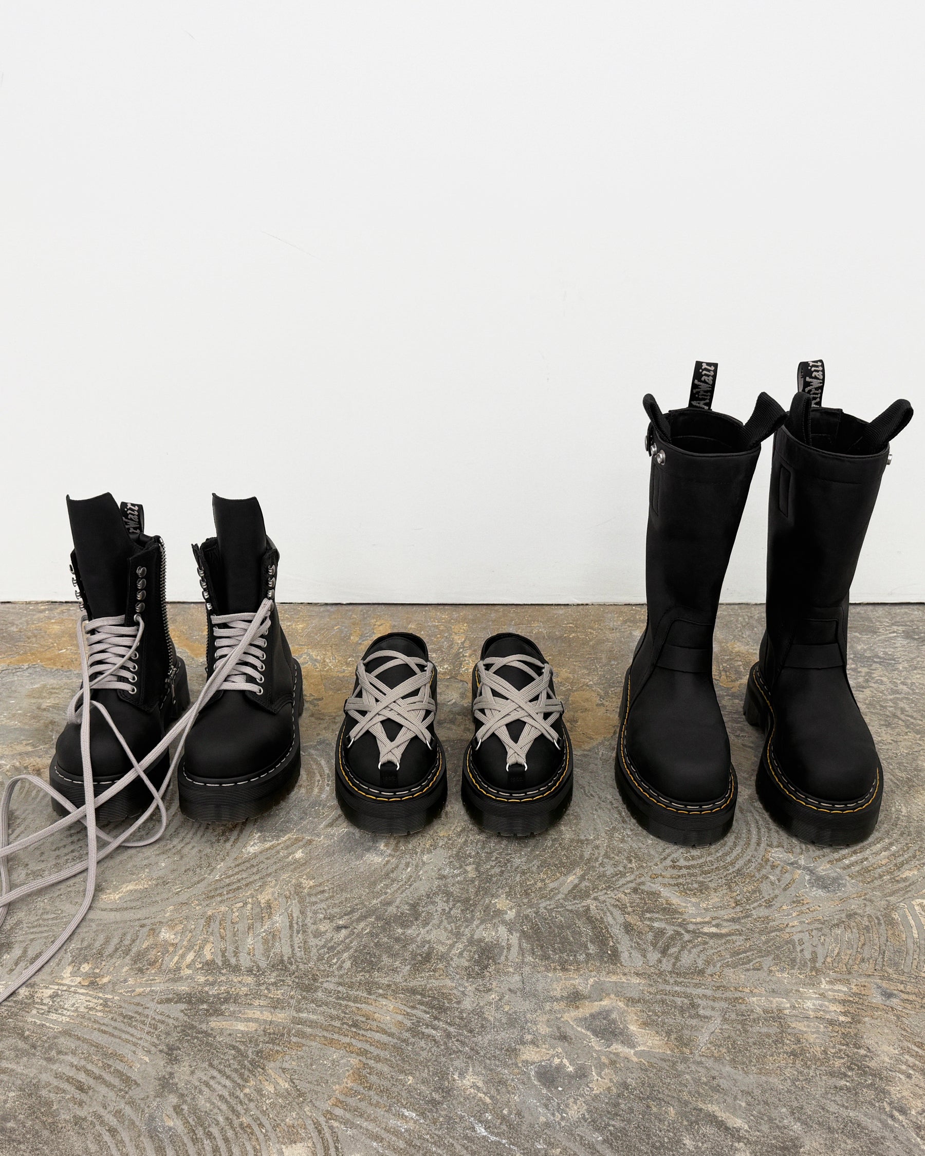 9月18日(金)発売 Rick Owens × Dr. Martens FW26