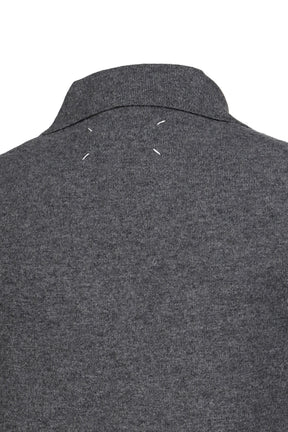 TWIST LAMBSWOOL POLO / MEDIUM GRY