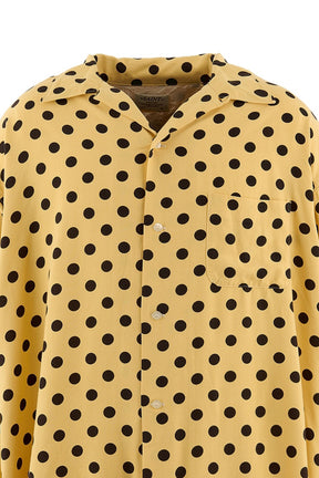 RAYON SHIRT/DOT/YEL