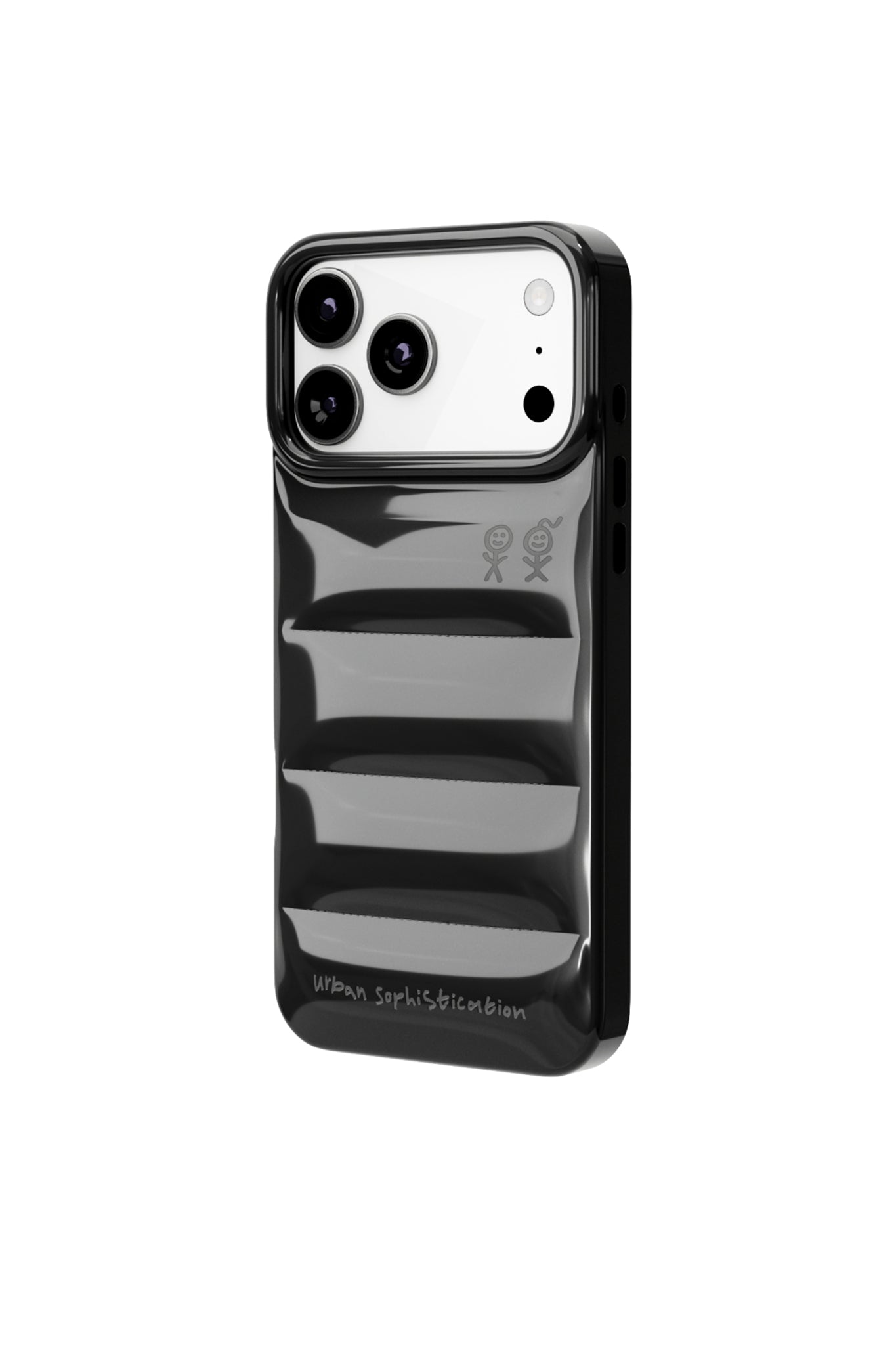 Urban Sophistication iPhone Case THE PUFFER CASE / BLACK MANHATTAN