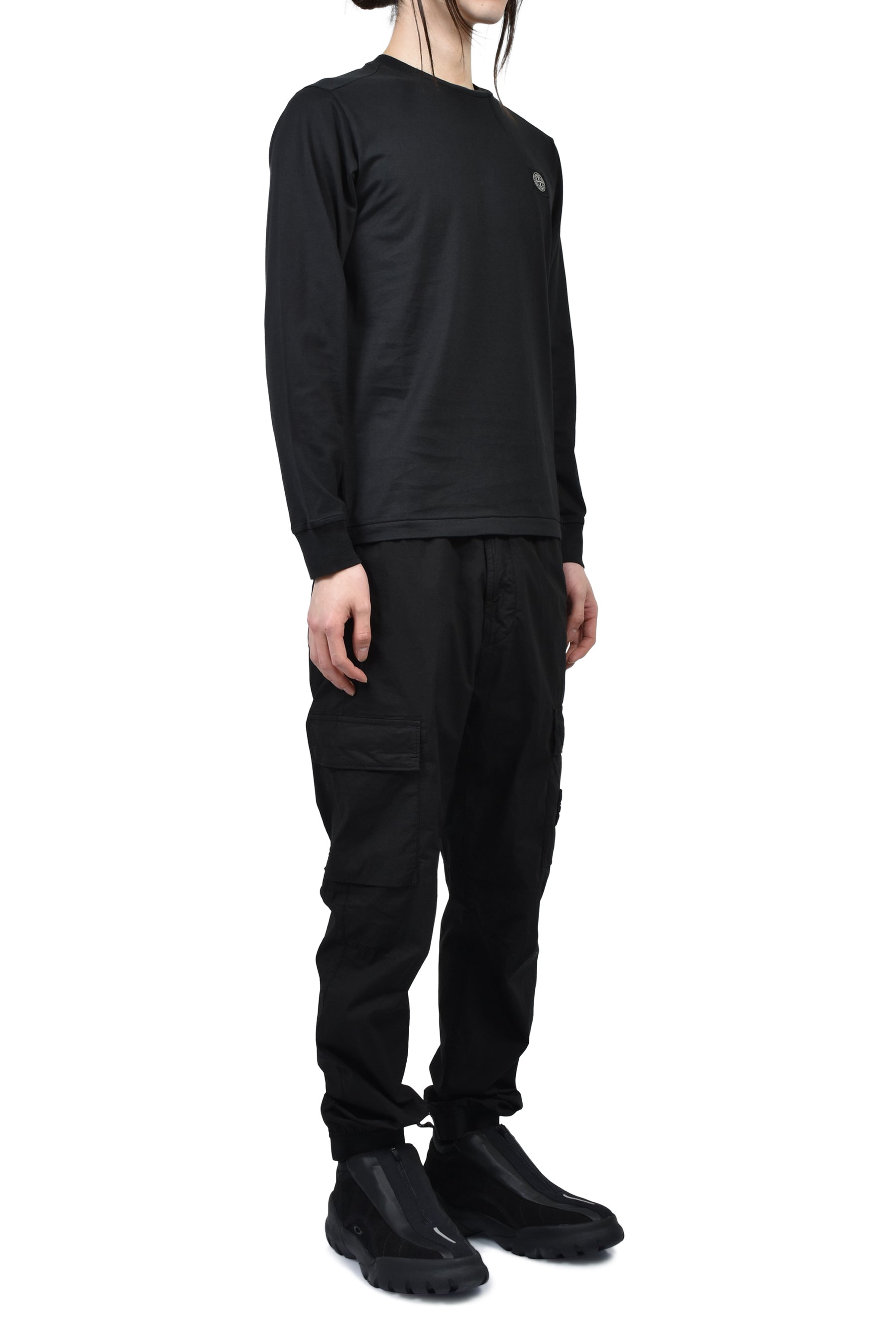 Stone Island LS T-SHIRT / BLK