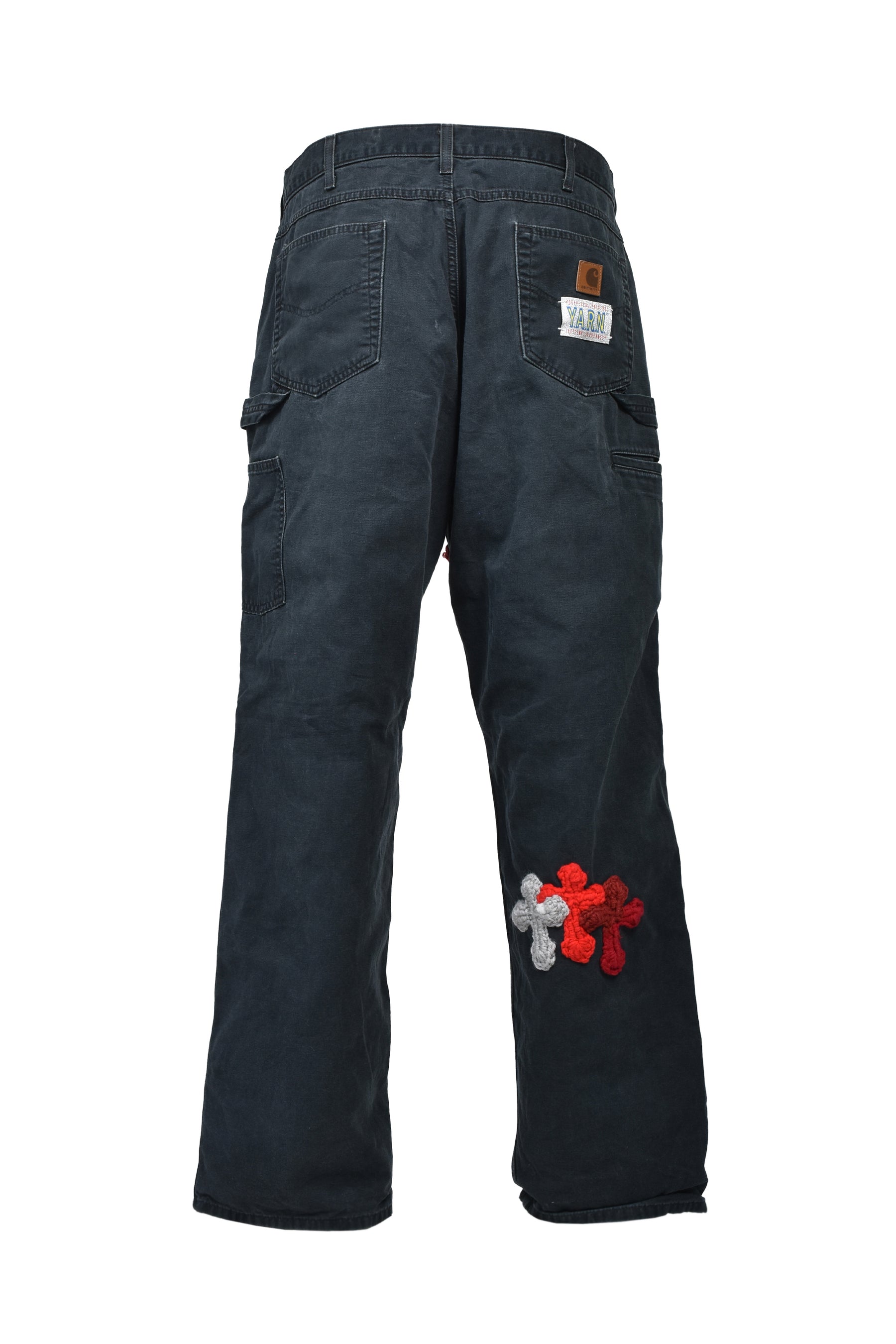 Y.A.R.N. ヤーン FW25 NUBIAN限定 3D CROSS WORK PANTS / MULTI